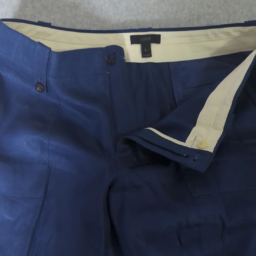 J. Crew Women's Straight Leg Pants in Deep Blue